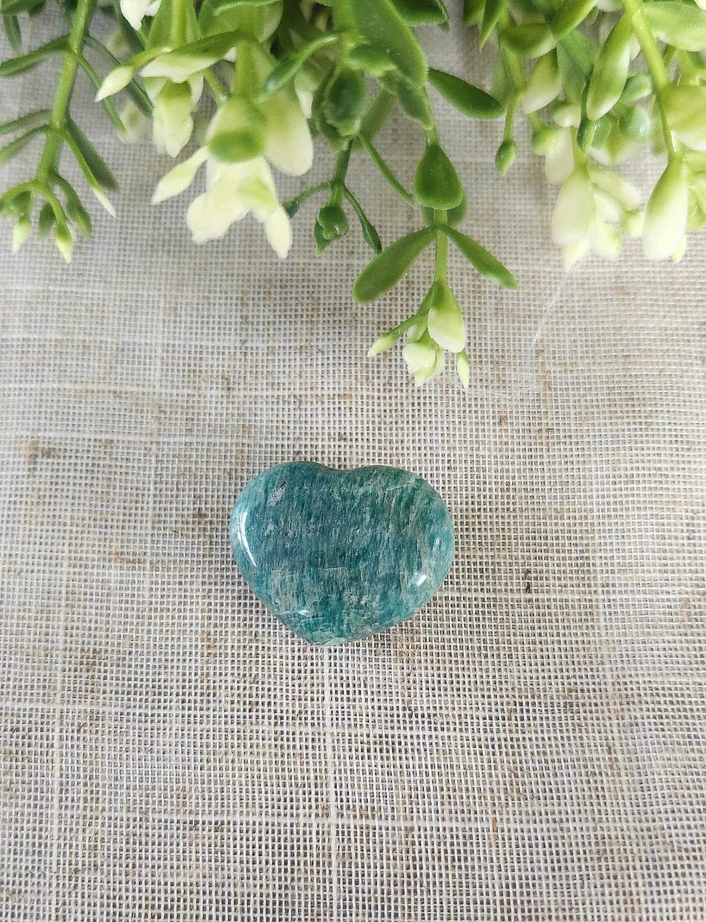 Coeur en Amazonite