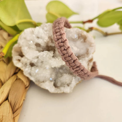 Bracelets ajustables à noeud plat