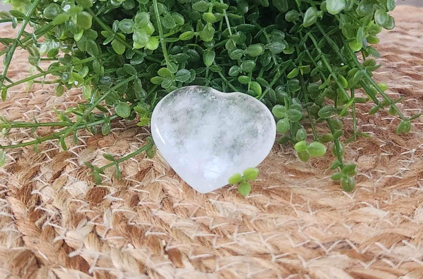 Coeur en Quartz clair