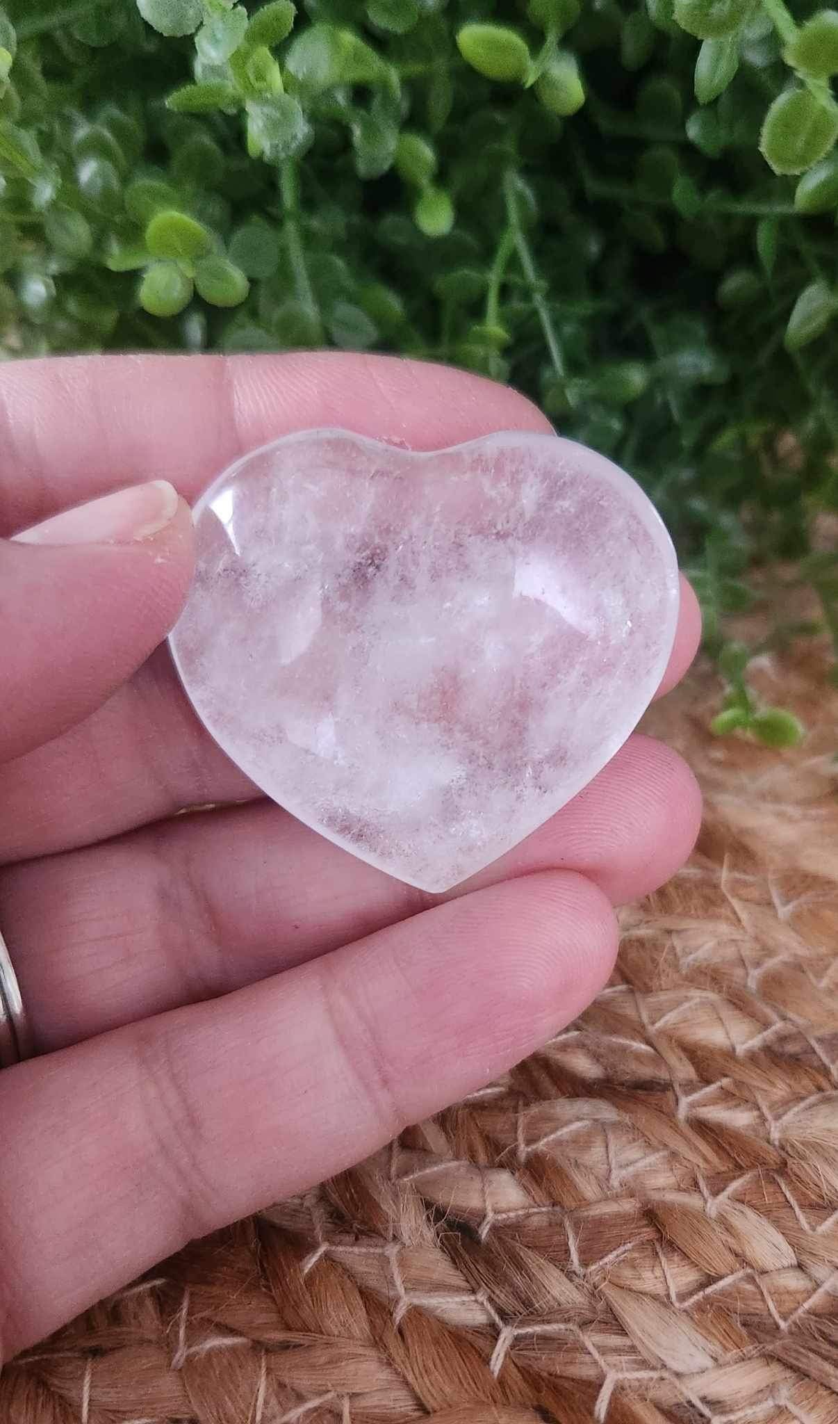 Coeur en Quartz clair