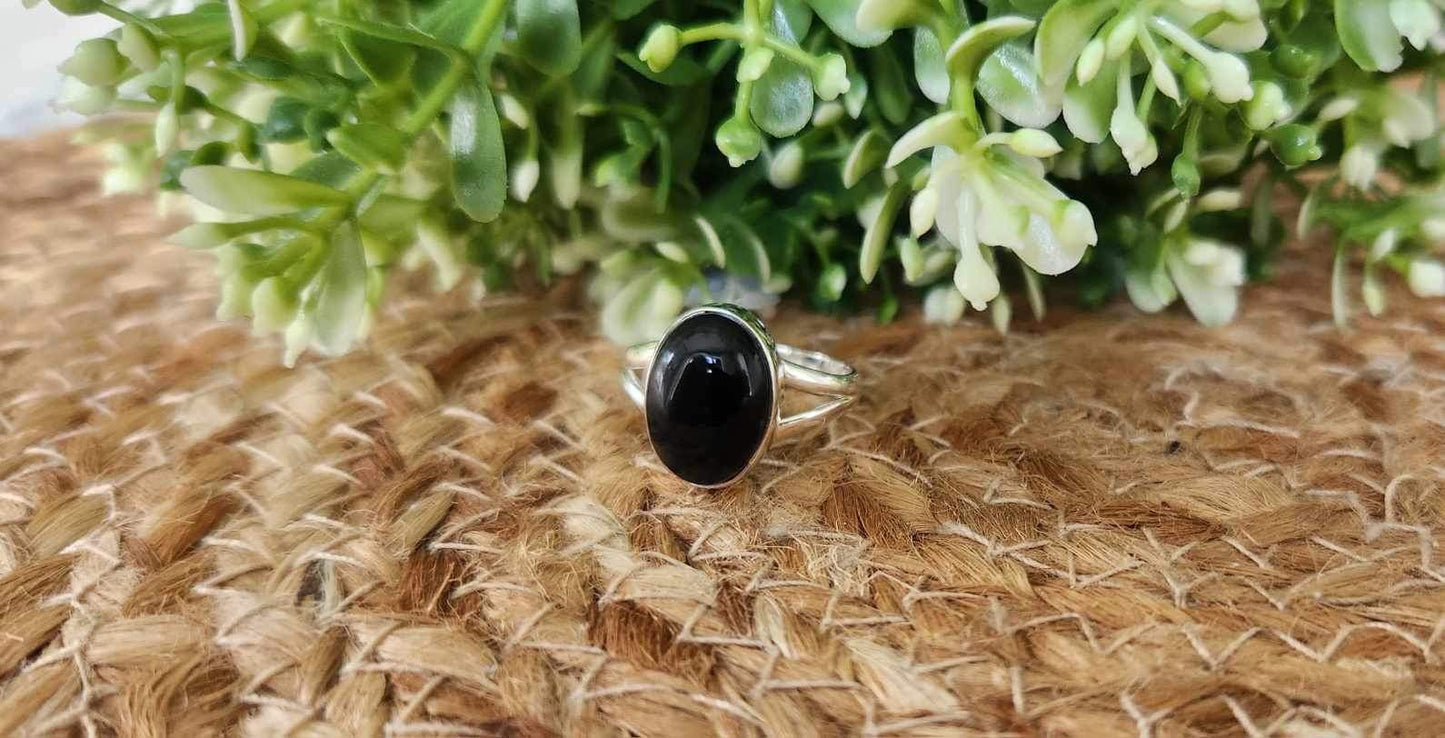 Bague Obsidienne