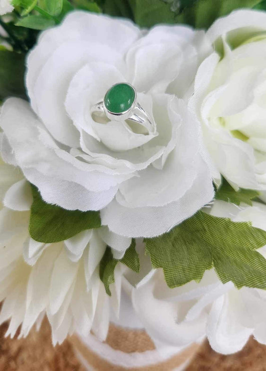 Bague Jade vert