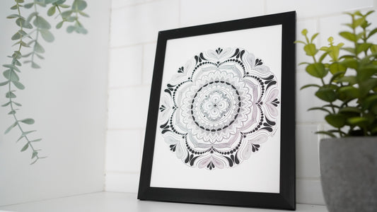 Mandala black and white - 2