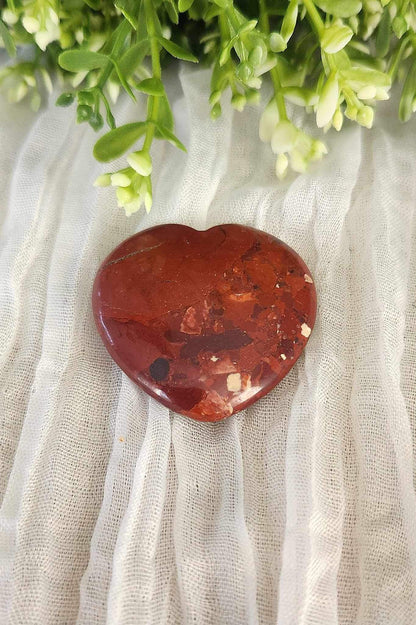 Coeur en Jaspe Bréchique