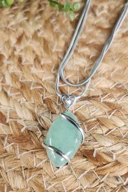 Collier Aventurine verte