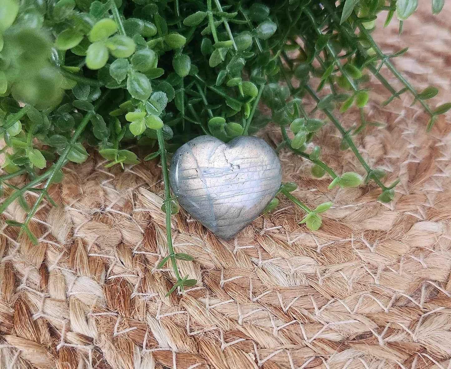 Coeur en Labradorite