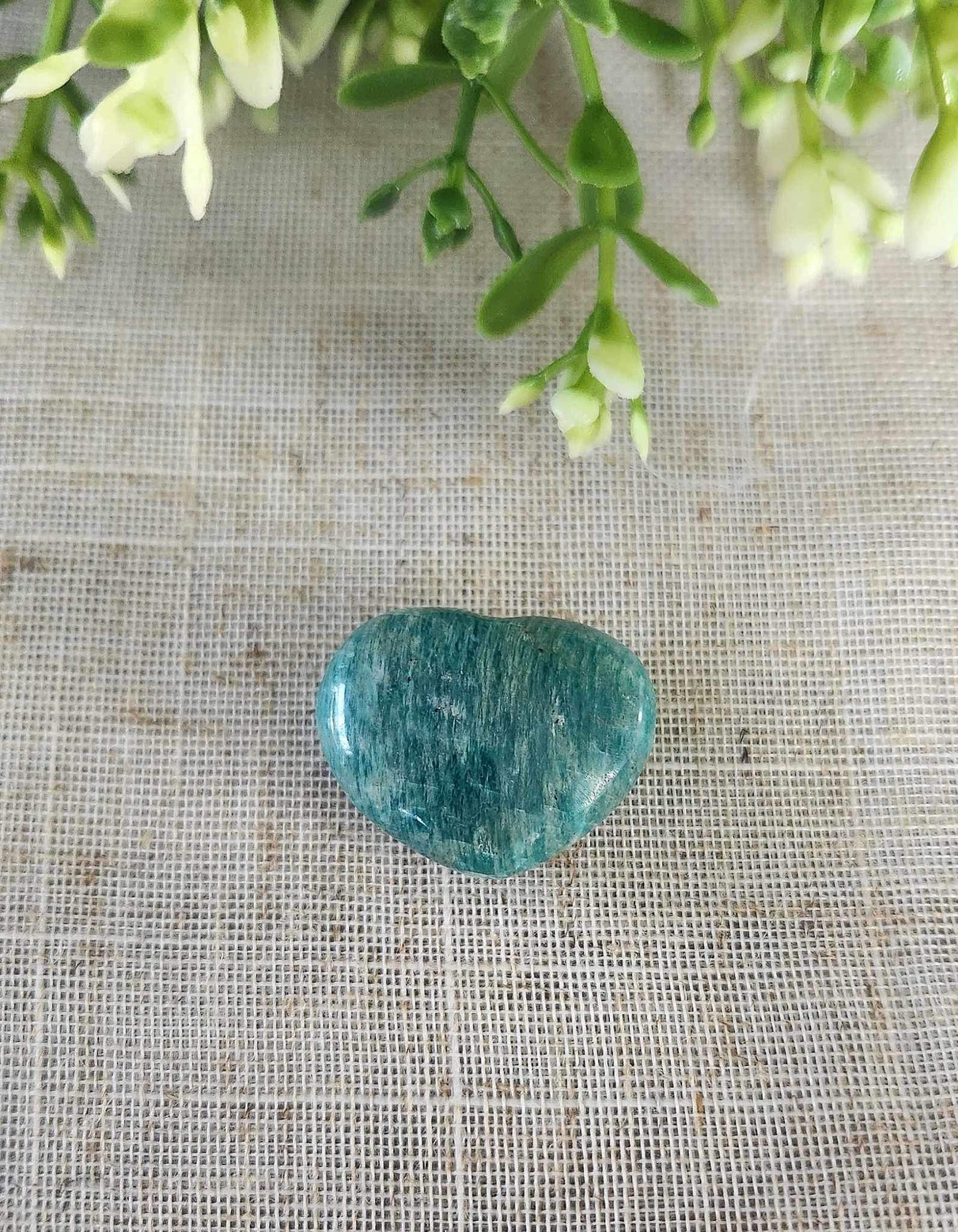 Coeur en Amazonite