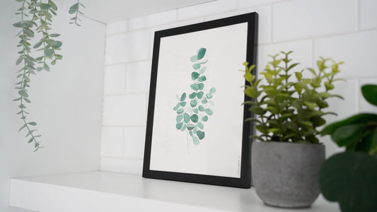 Aquarelle imprimée - Eucalyptus
