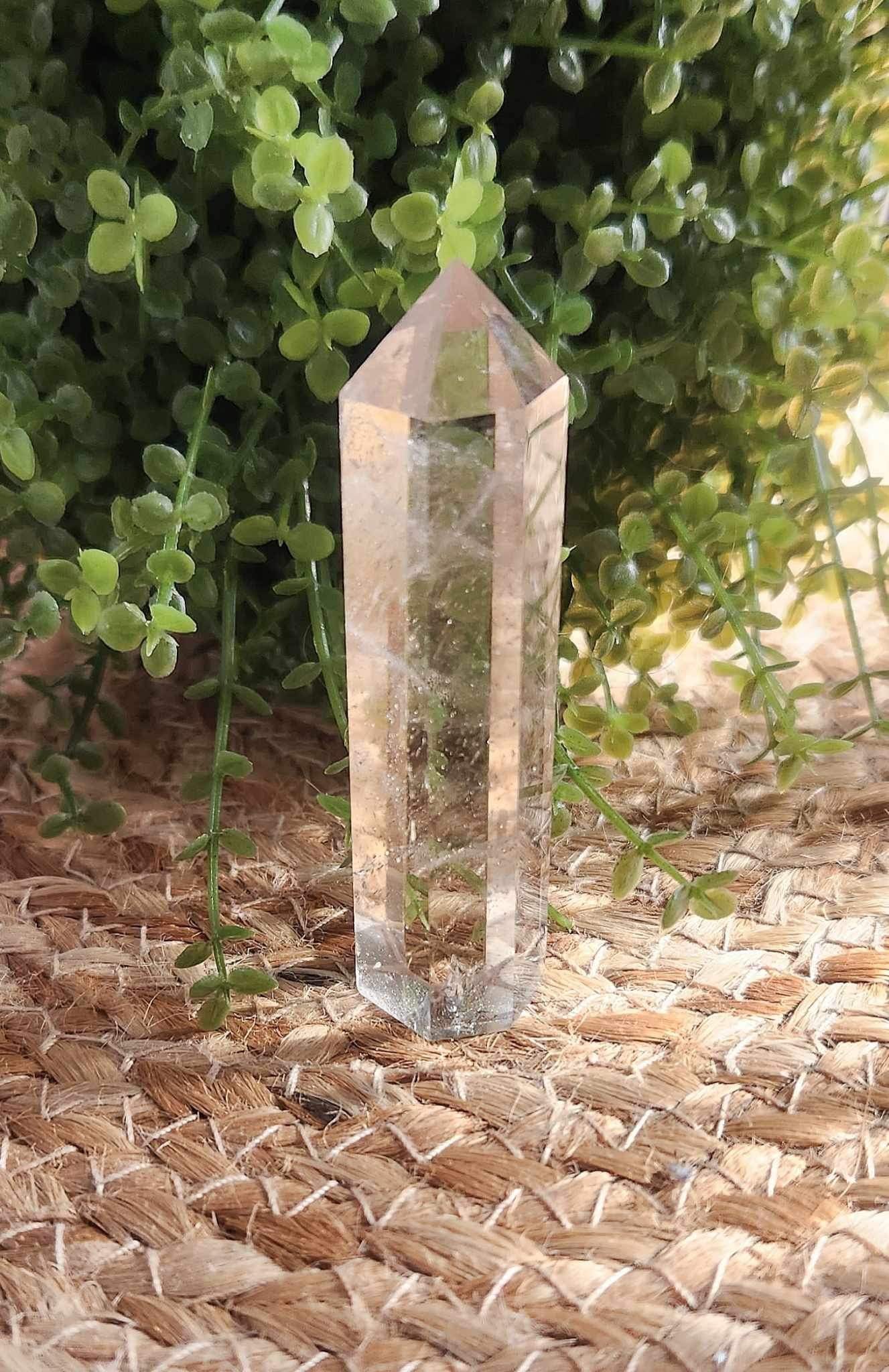 Pointe en Quartz fumé pâle