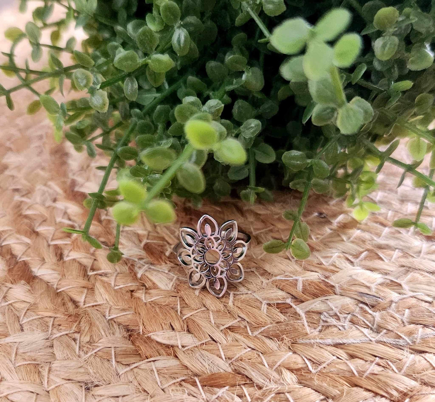 Bague Fleur mandala