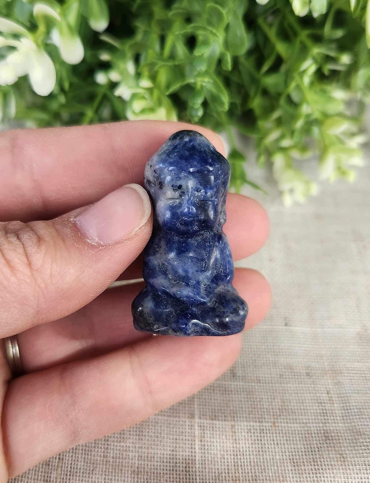 Bouddha en Sodalite