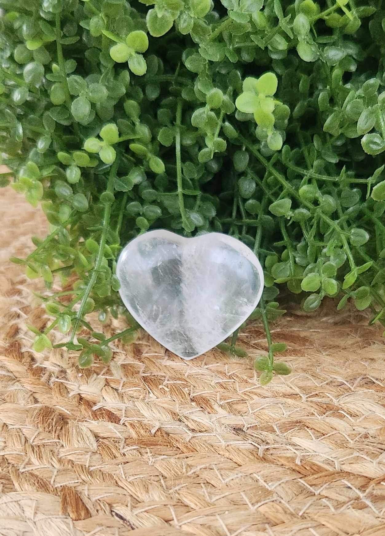 Coeur en Quartz clair