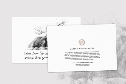 Carte de souhaits - L'Orignal et Laisser tomber l'égo