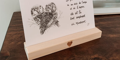 Porte-carte en bois