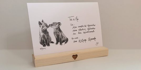 Porte-carte en bois