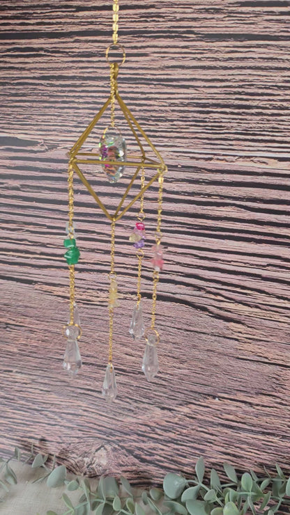 Capteur de lumière coloré avec coeur