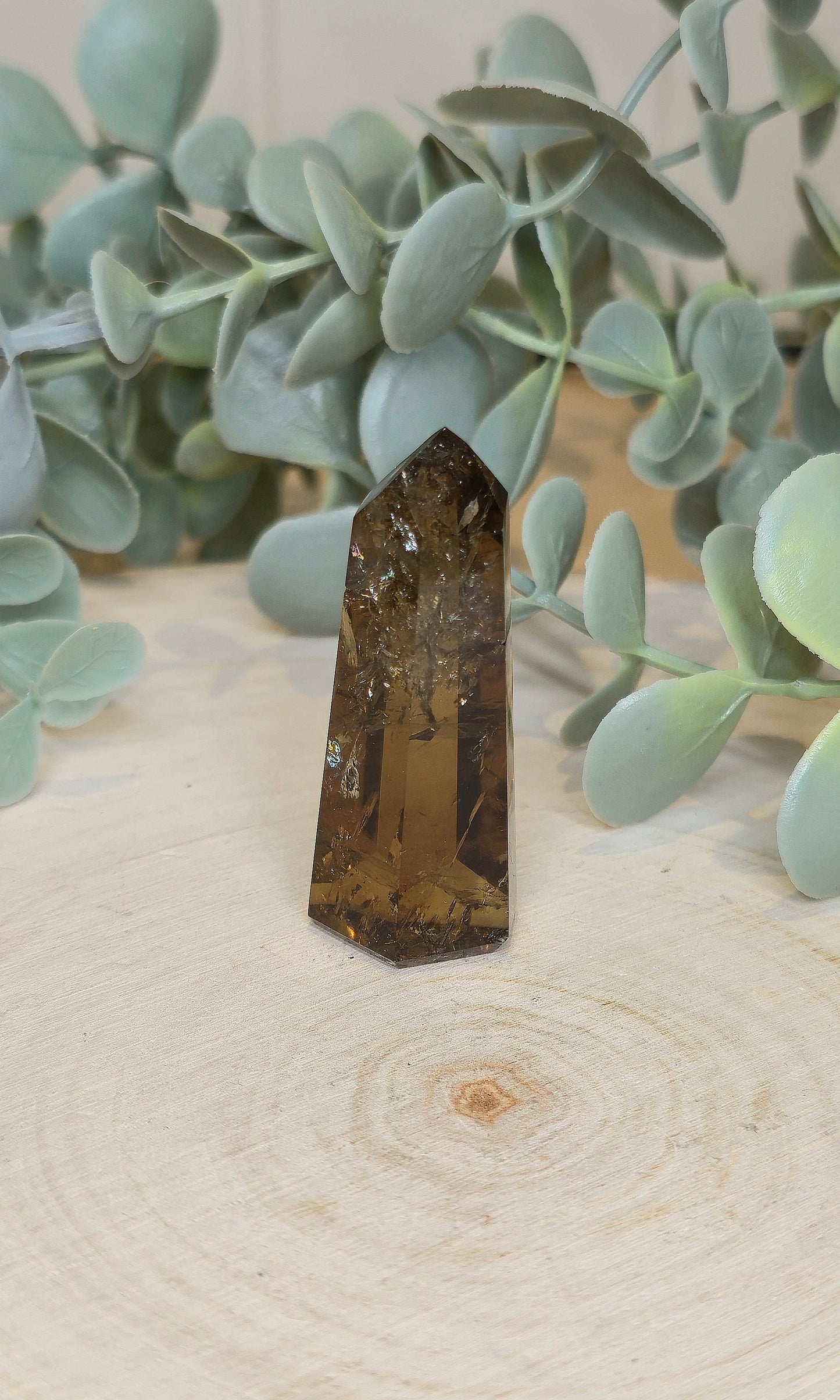 Pointe en Citrine Naturelle
