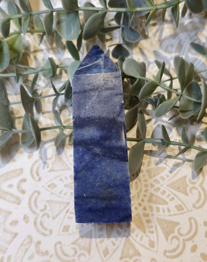 Pointe Aventurine bleue