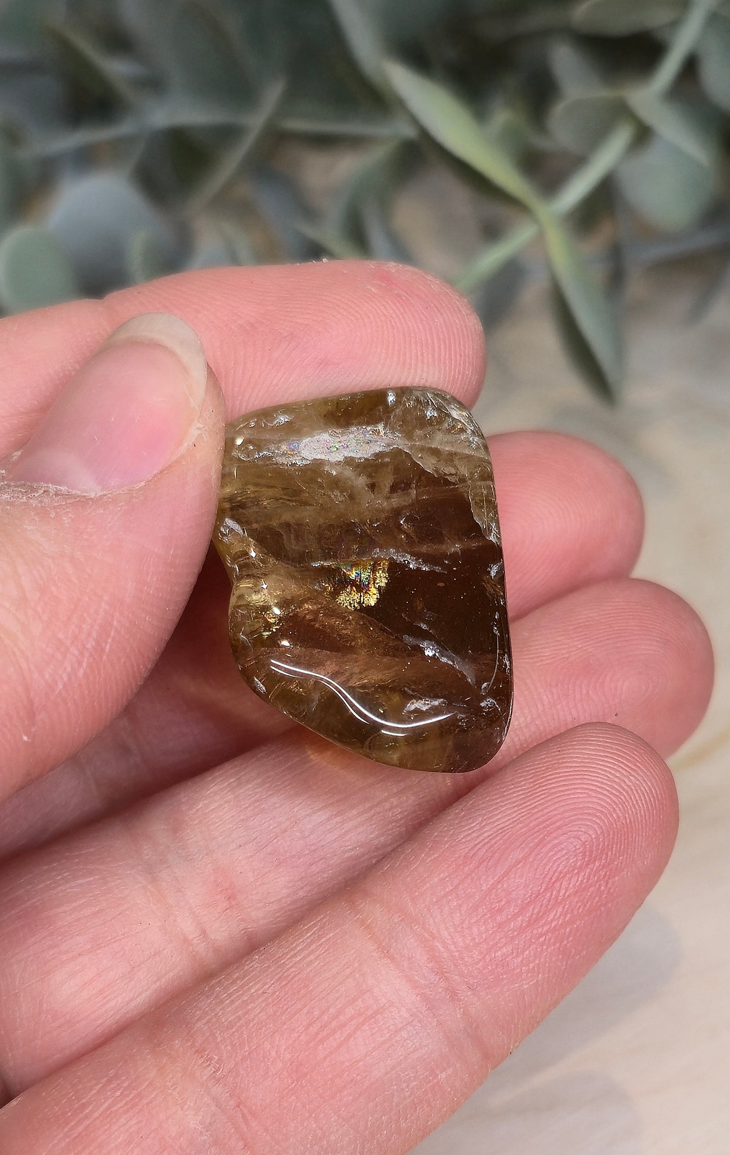 Citrine naturelle du Brésil grade extra barattée