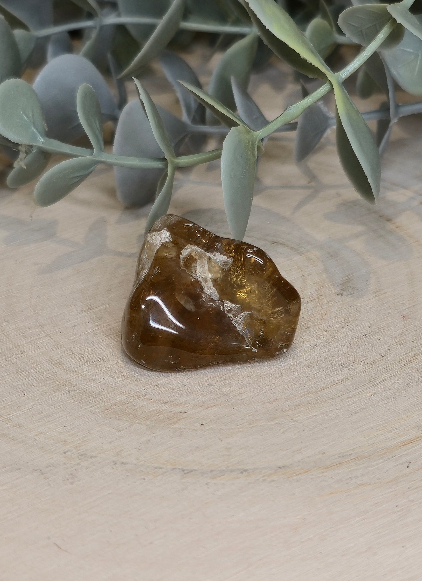 Citrine naturelle du Brésil grade extra barattée
