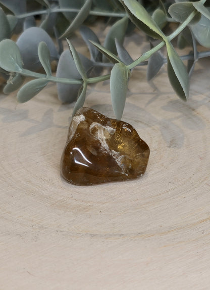 Citrine naturelle du Brésil grade extra barattée