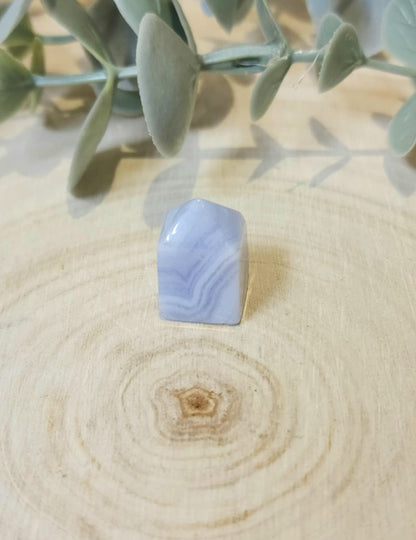 Pointe Agate dentelle bleue