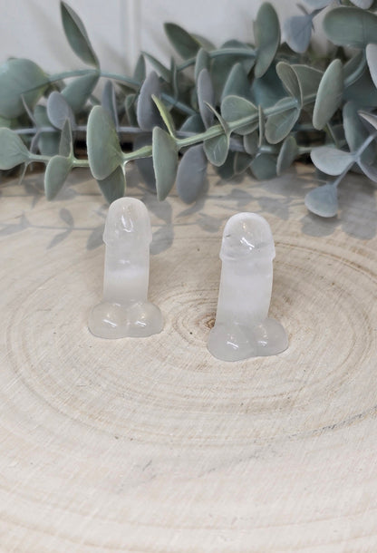 Pénis en Quartz clair