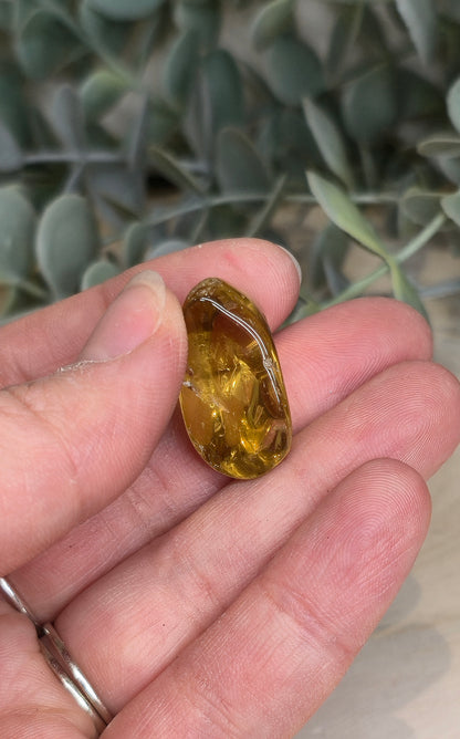 Citrine naturelle du Brésil grade extra barattée