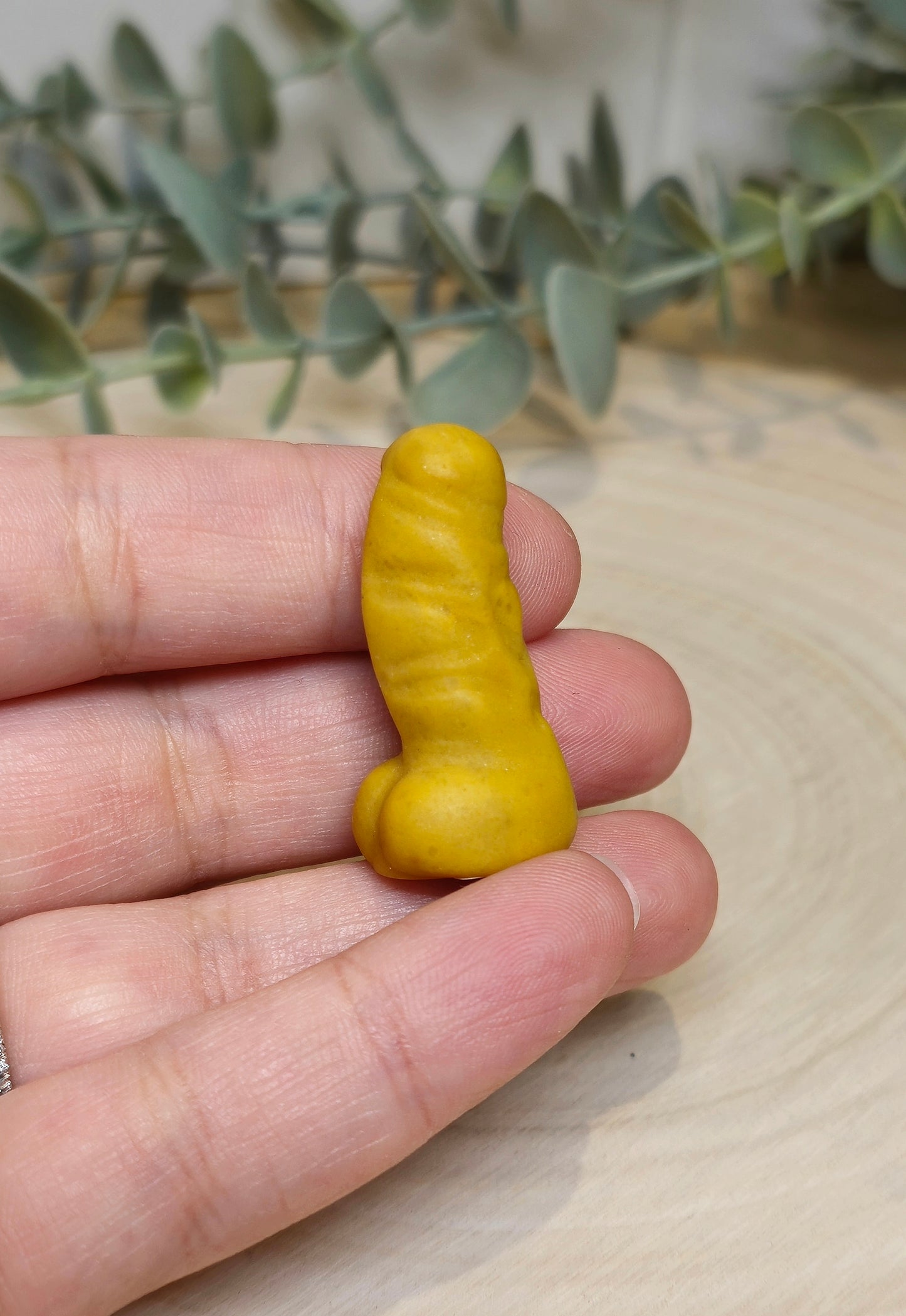 Pénis en Jaspe jaune