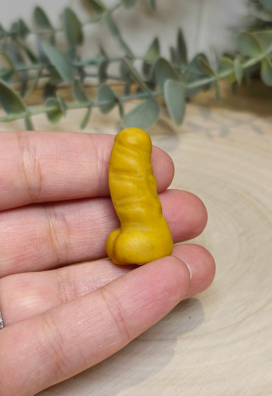 Pénis en Jaspe jaune