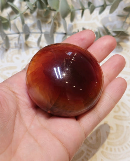 Pierre de paume en Cornaline