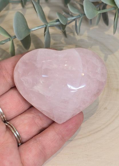 Coeur en Quartz rose