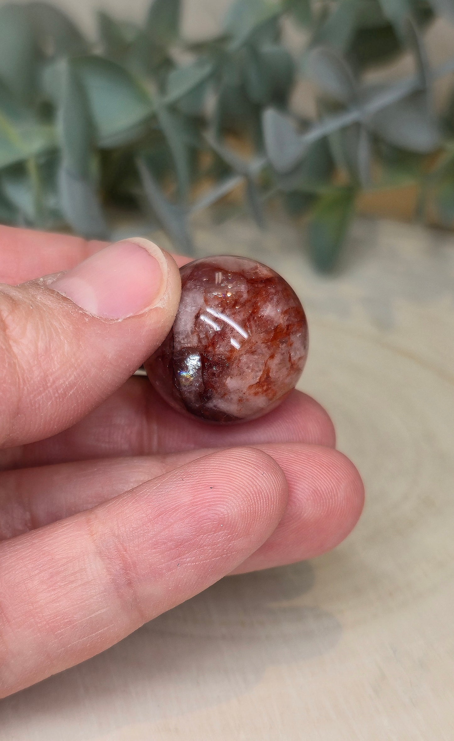 Sphère Quartz feu