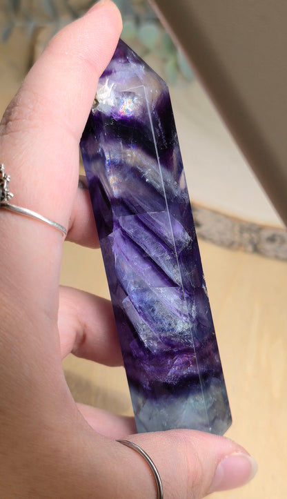 Pointe en Fluorite