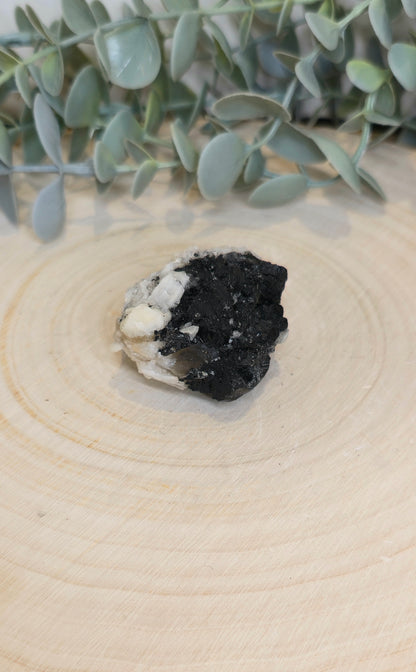 Quartz tourmaline brute du Brésil