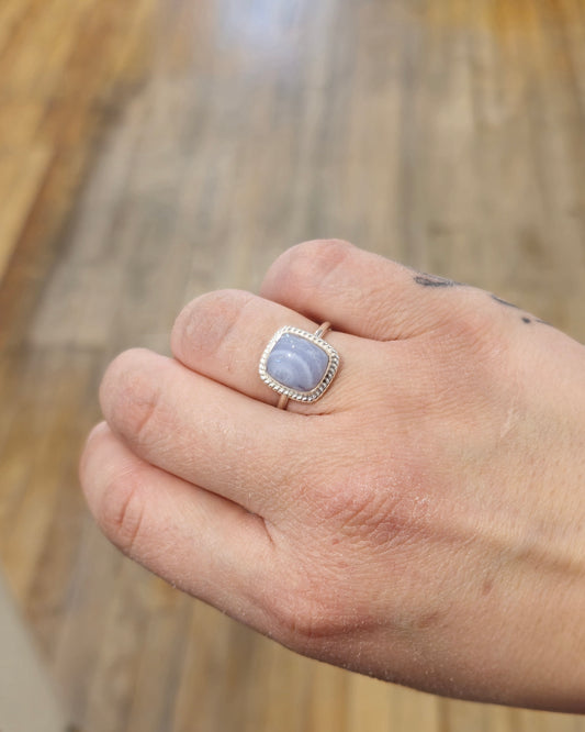 Bague Agate dentelle