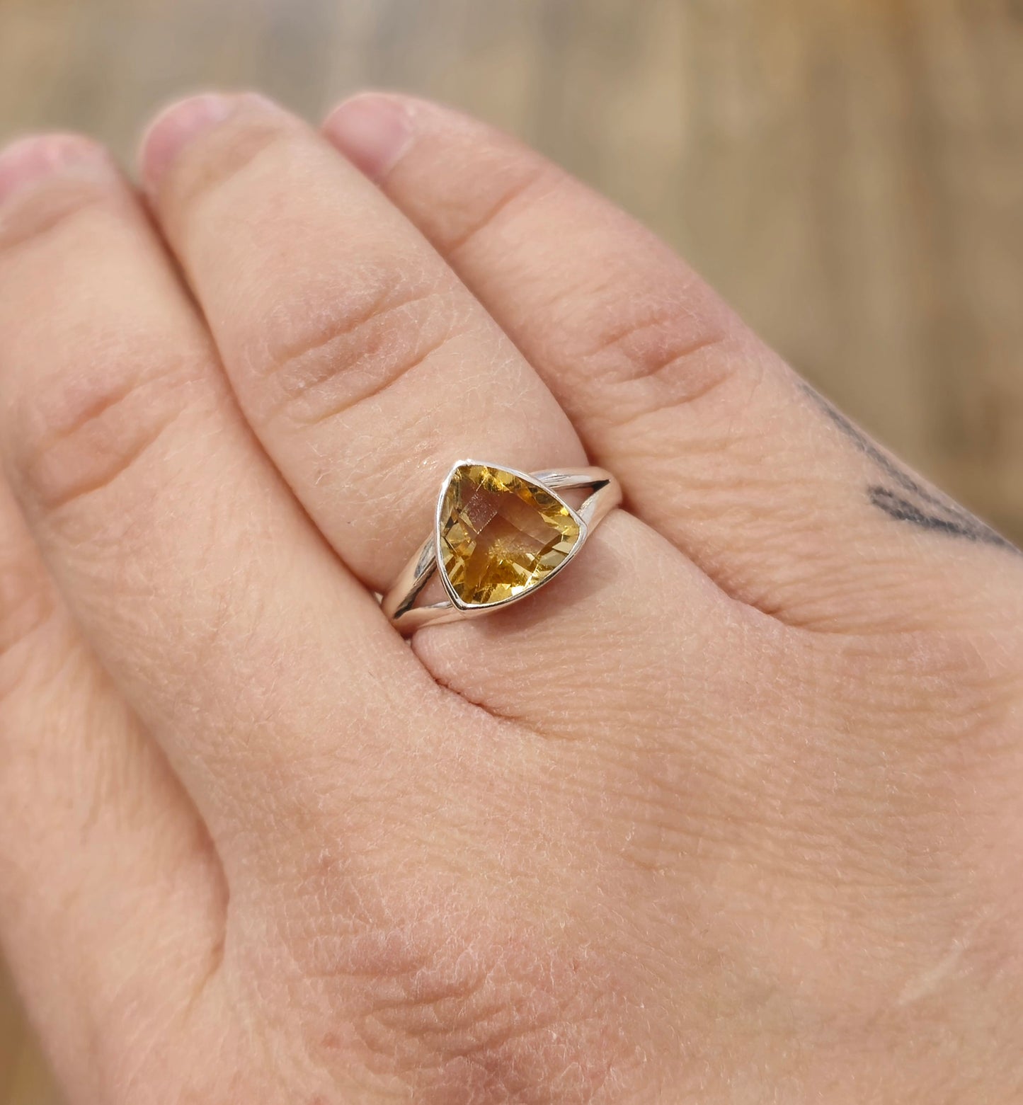 Bague Citrine