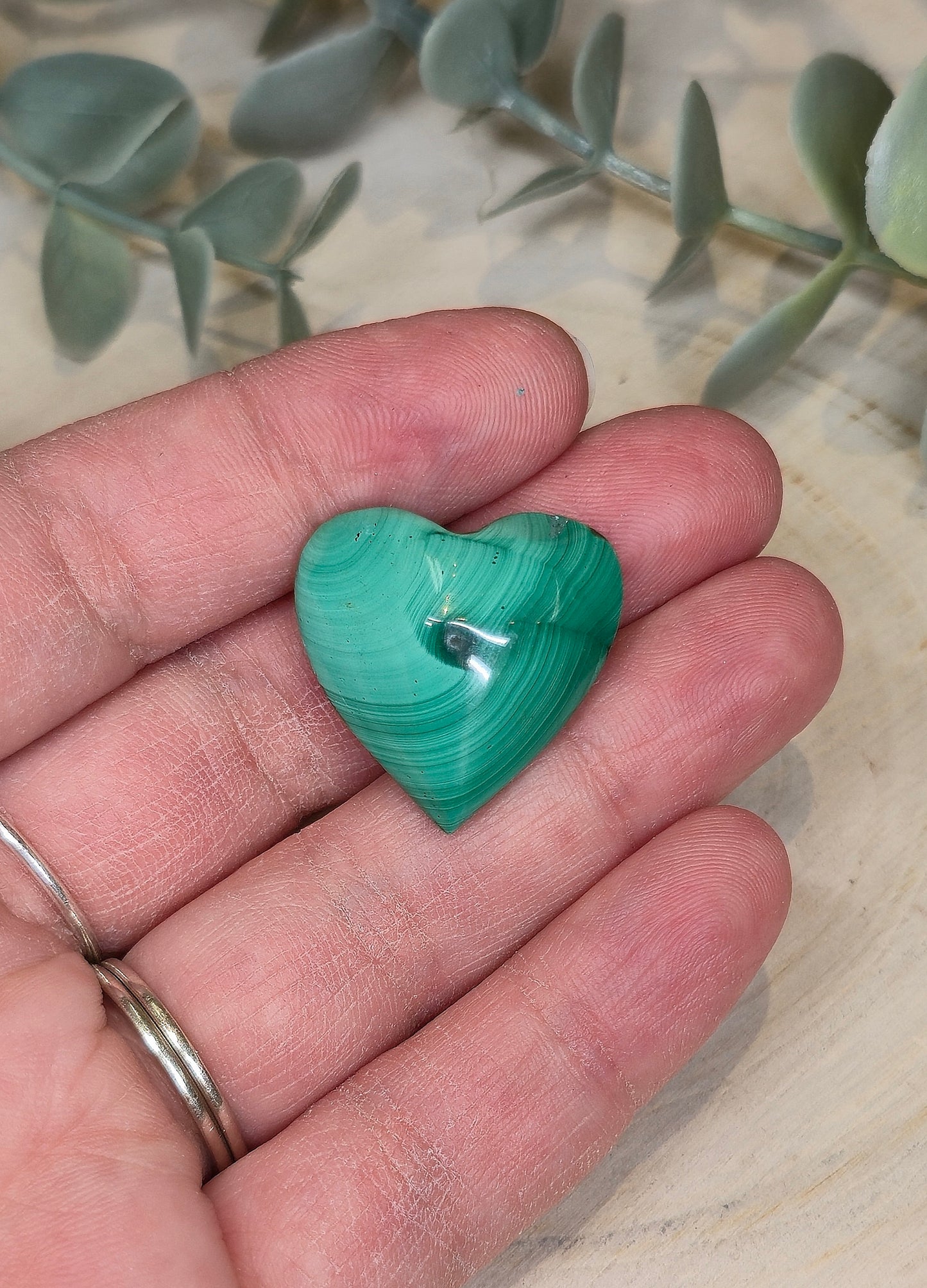 Coeur en Malachite