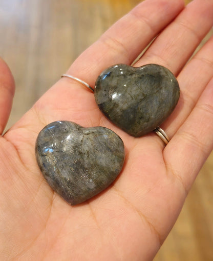 Coeur en Labradorite