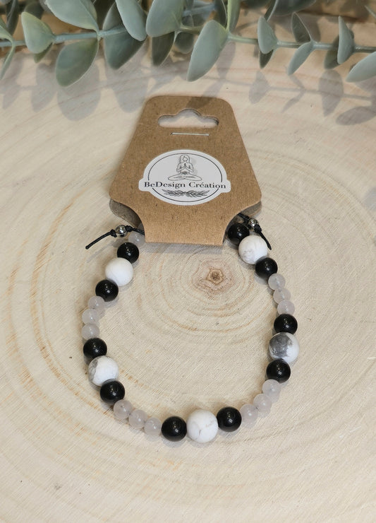 Bracelet avec pierres - création unique