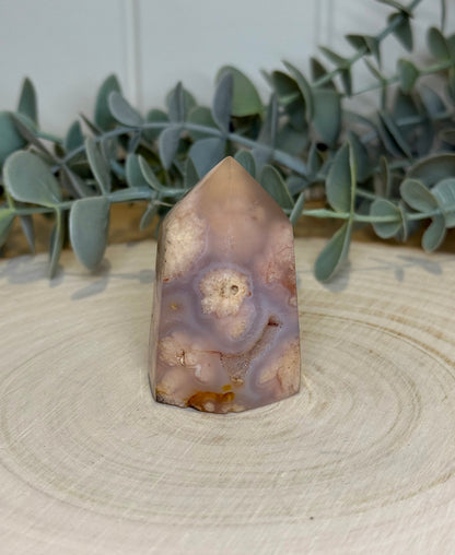 Pointe en Agate fleur de Madagascar