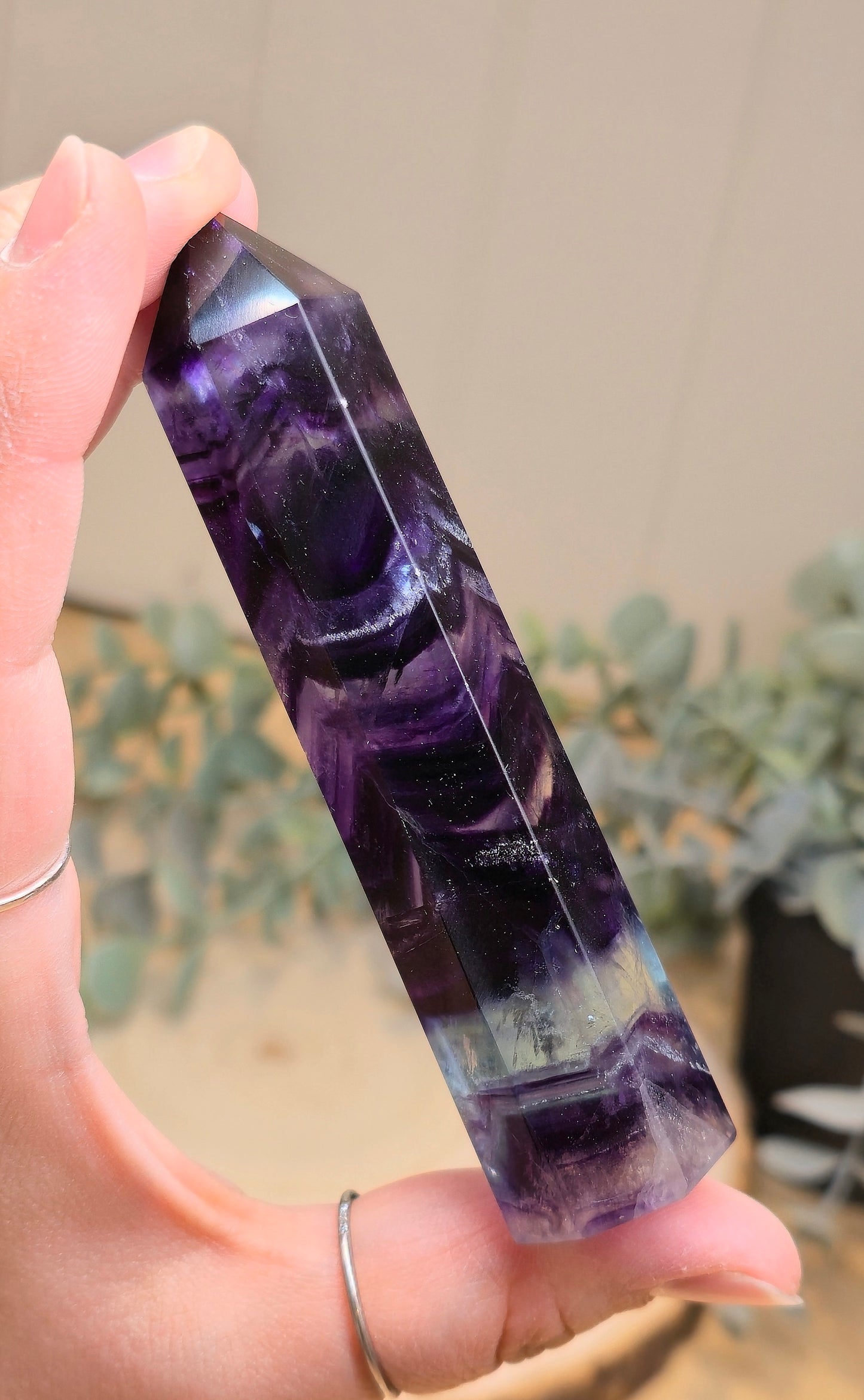 Pointe en Fluorite