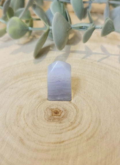 Pointe Agate dentelle bleue