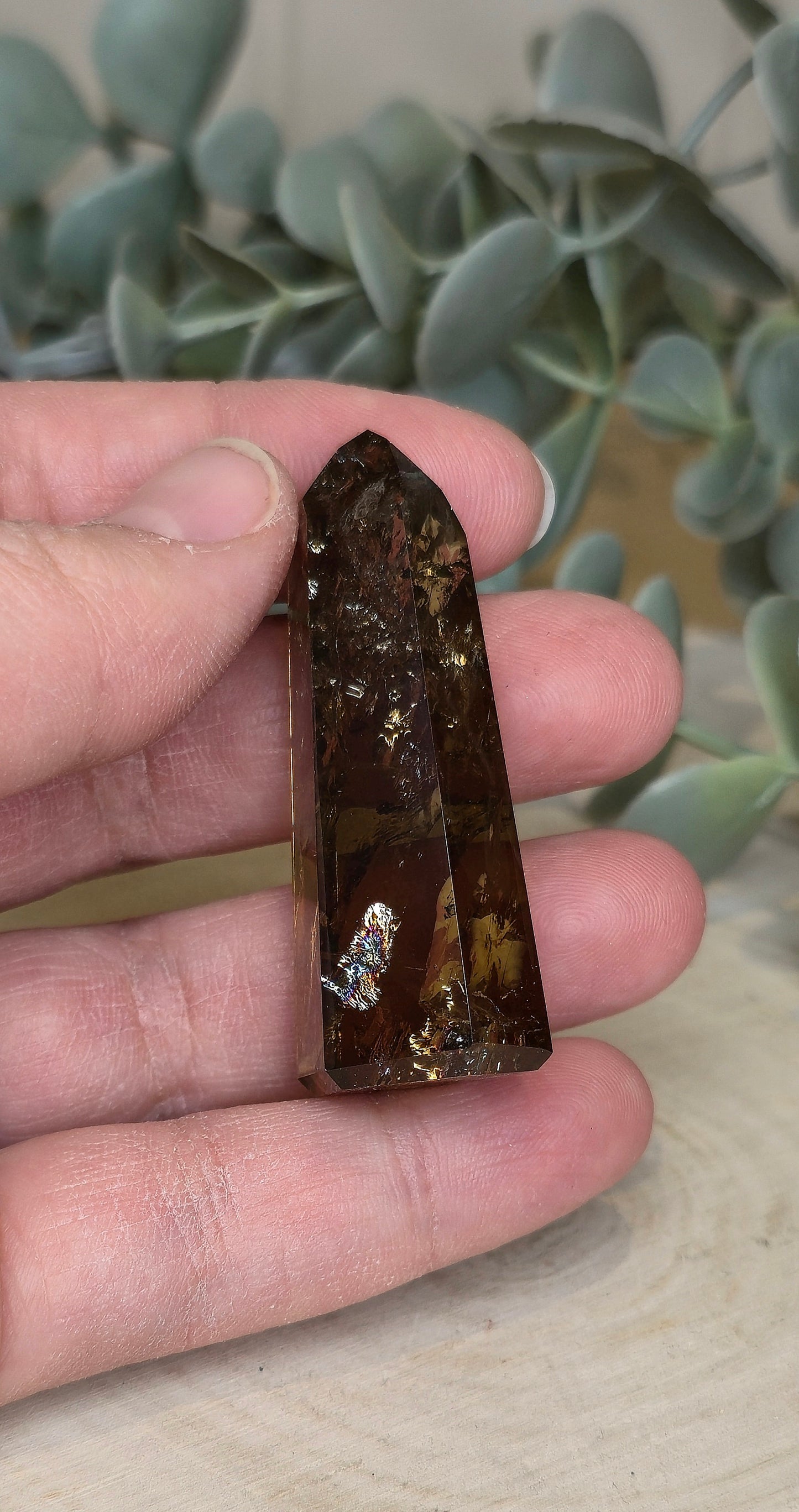 Pointe en Citrine Naturelle