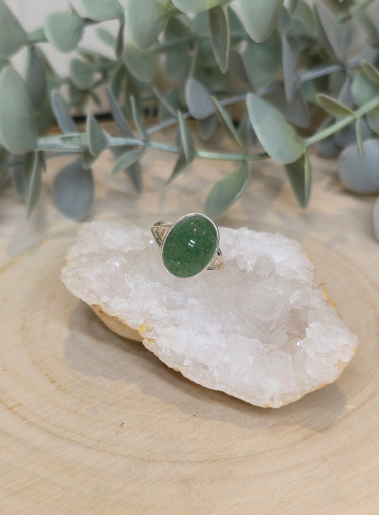 Bague Aventurine verte