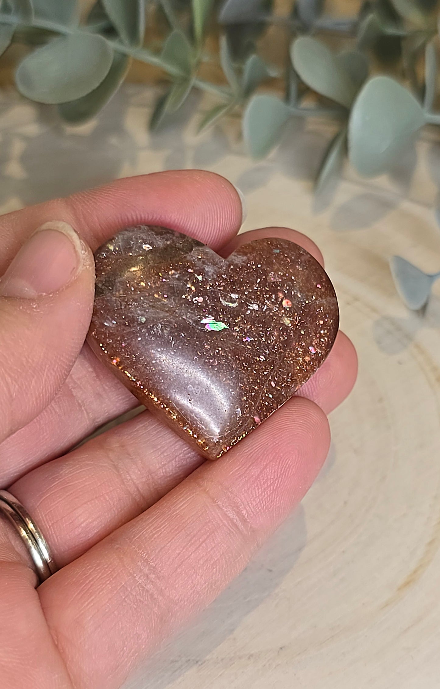 Coeur en Pierre de soleil
