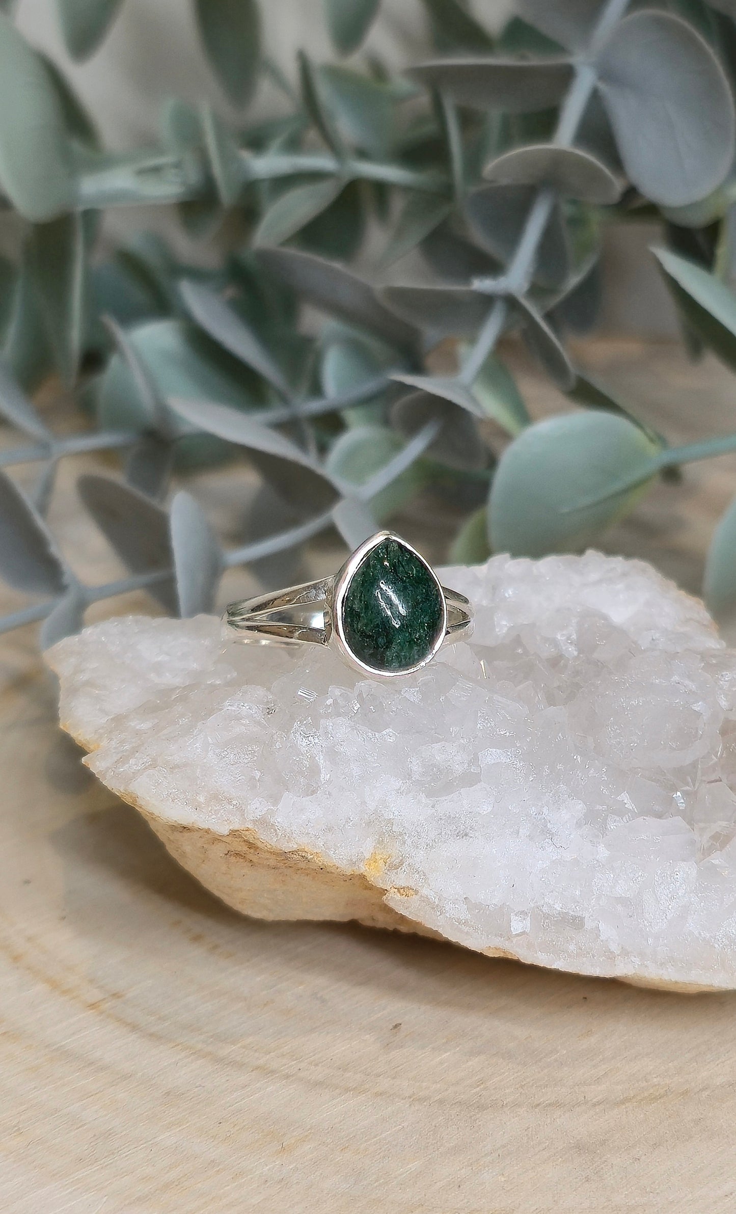 Bague Aventurine verte