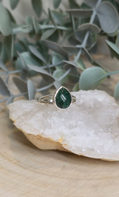 Bague Aventurine verte