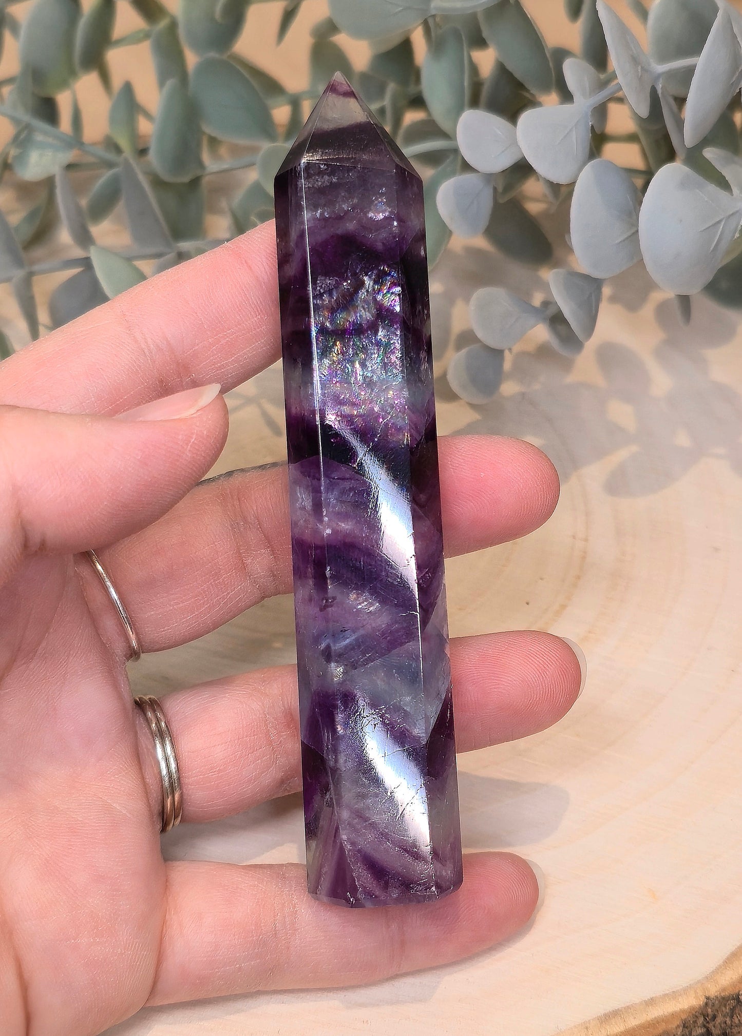 Pointe en Fluorite