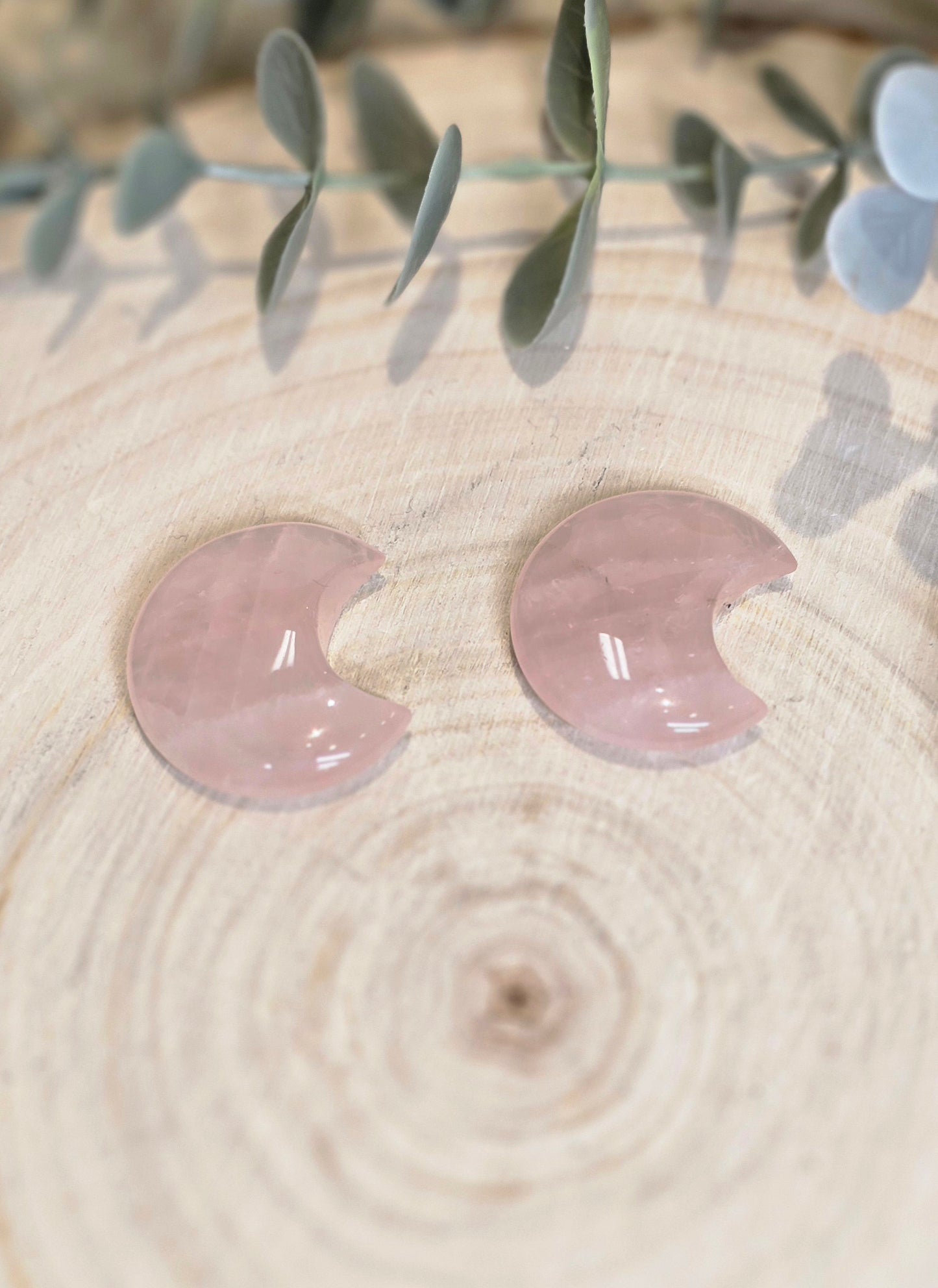 Lune en Quartz rose